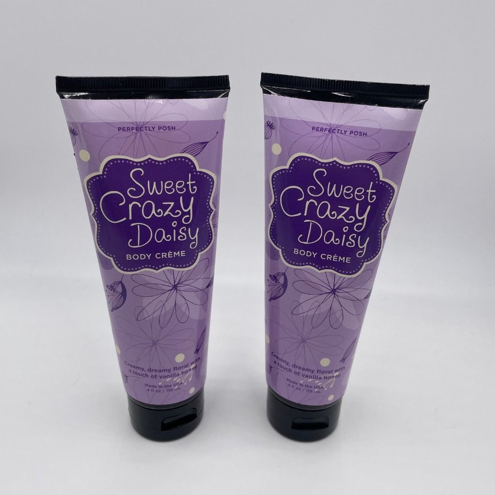 Perfectly Posh Sweet Daisy Crazy Body Creme Set, Factory Sealed